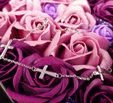 Bratara Argint 925 Trei cruciulite